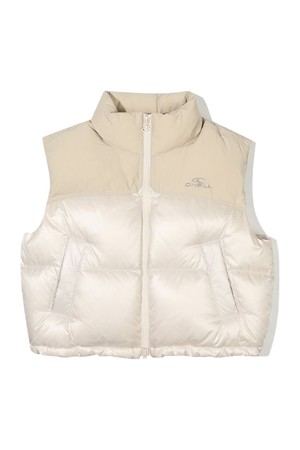 [오닐] 24/FW 여성 벨리 덕다운 스탠넥 베스트 OWVDN8105-103