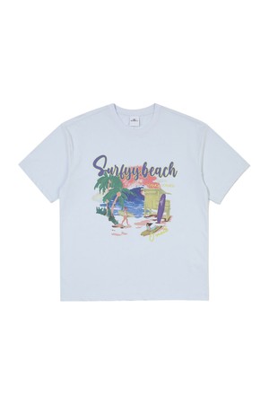 [오닐] 24/SS 남성 서피비치 워터 페인팅 반팔 티셔츠 OMTRN2453-920
