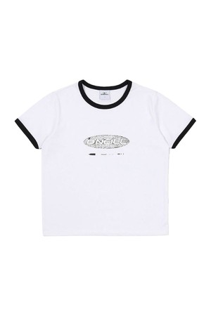 [오닐] 24/SS 여성 모나미 153 두들 링거 반팔 티셔츠 OWTRN6392-101