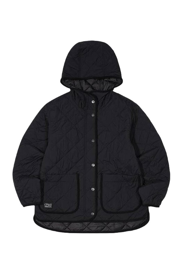 [오닐] 25/FW 여성 오브 써모어 퀼팅 후디 점퍼 OWJPO8101-199는 포근함과 스타일을 동시에 잡은 여성용 후디 점퍼입니다. 가을, 겨울 시즌에 어울리는 두꺼운 두께감과 부드러운 촉감의 나일론 소재로 제작되어 편안한 착용감을 선사합니다. 퀼팅 처리된 디자인은 스포티하면서도 캐주얼한 무드를 연출하며, 레귤러 핏과 긴 소매 기장으로 활동성을 높였습니다. 보온성과 방풍 기능을 갖춰 산책룩과 같은 일상에서의 활동에 적합하며, 집업 스타일로 간편하게 착용할 수 있습니다. 블랙 컬러의 미니멀한 디자인으로 어떤 스타일에도 쉽게 매치할 수 있습니다.
