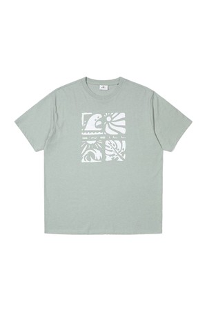 [오닐] 26/SS 남성 O`NEILL MELANGE FRONT 프린트 반팔 티셔츠 OMTR6I169-809