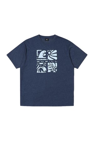 [오닐] 26/SS 남성 O`NEILL MELANGE FRONT 프린트 반팔 티셔츠 OMTR6I169-930