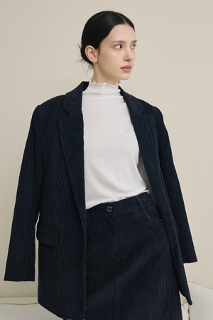 클래식 코듀로이 자켓 네이비 [T43]