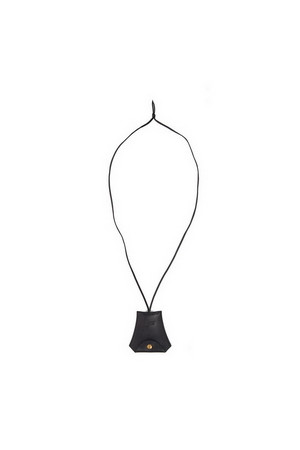 [MOLLIVE] LETHER COIN CASE NECKLACE