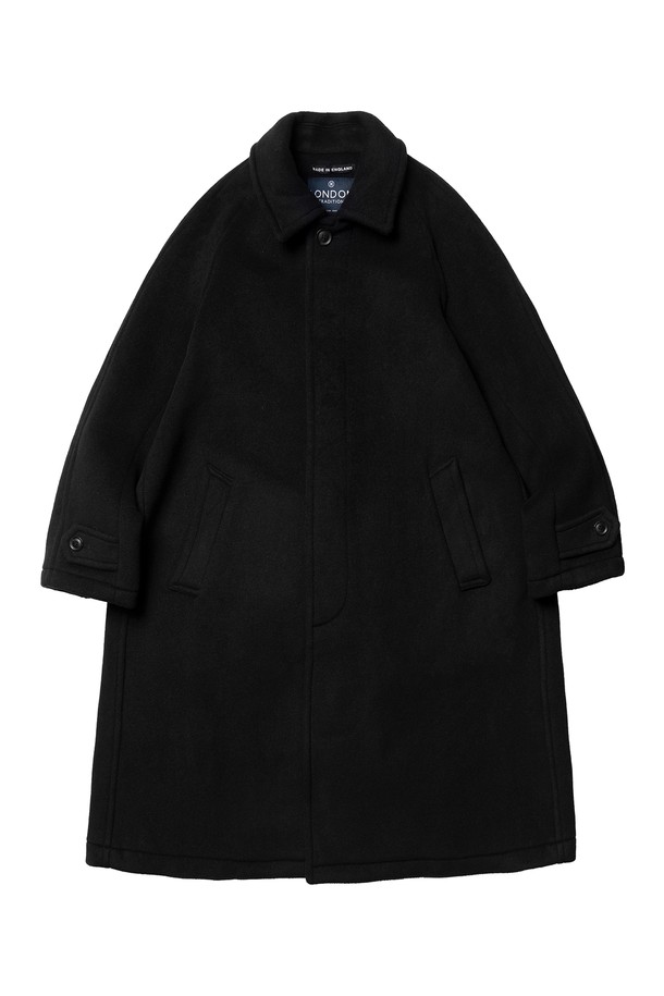 [LONDON TRADITION] Inverted Pleats Wool Coat_LONDON TRADITION