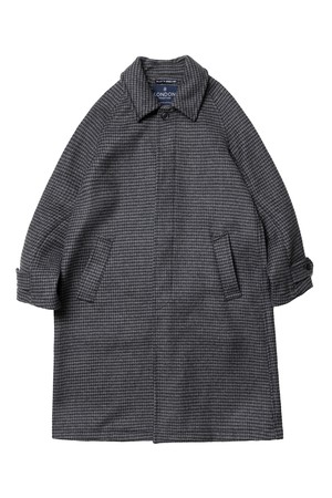 [LONDON TRADITION] Inverted Pleats Wool Coat