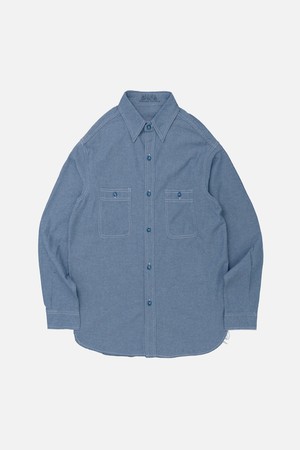 US Type Chambray Shirts (50s Model) - Blue