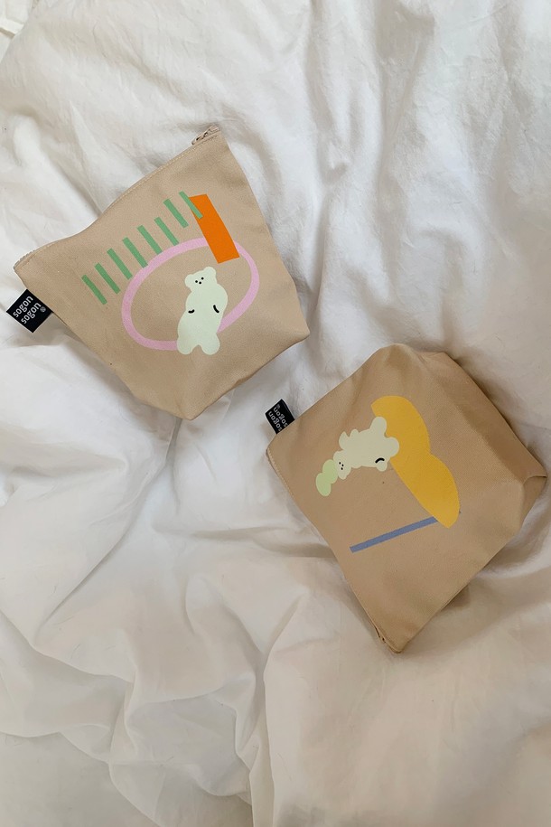 SOGON SOGON - 클러치/파우치 - bear ver.2 pouch m