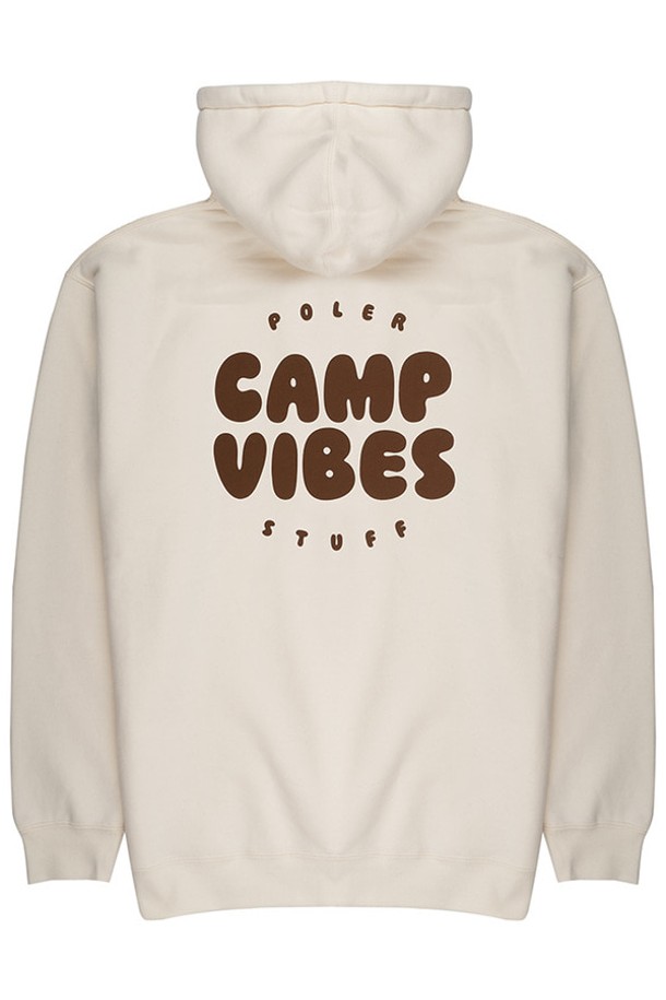 부드러운 촉감의 브러쉬드 플리스 안감과 CAMP VIBES 로고가 특징인 본(베이지) 컬러의 클라우드 후드 BONE입니다. 면과 폴리에스테르 혼방 소재로 제작되었으며, 두꺼운 두께감과 기모 안감으로 가을, 겨울철 일상 및 캠핑에 따뜻하고 편안하게 착용하기 좋습니다. 레귤러 핏의 긴소매 후드 티셔츠로, 남녀 공용으로 착용 가능합니다.
