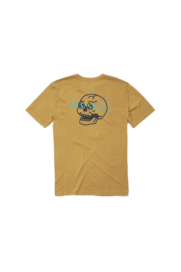 VISSLA - 반팔티셔츠 - Skully SS PKT Tee-OCR OCHRE