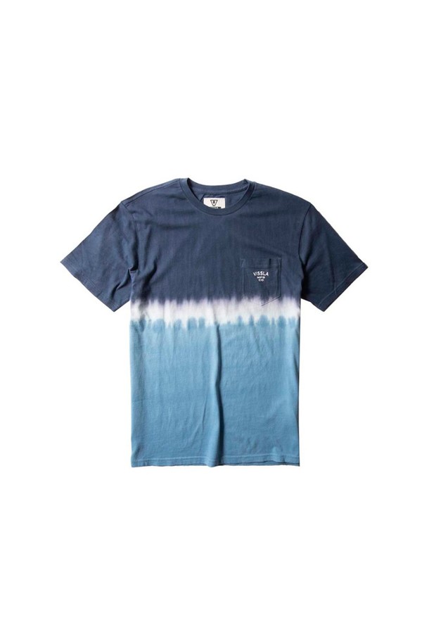 VISSLA - 반팔티셔츠 - Drop Out SS PKT Tee-DKD Dark Denim