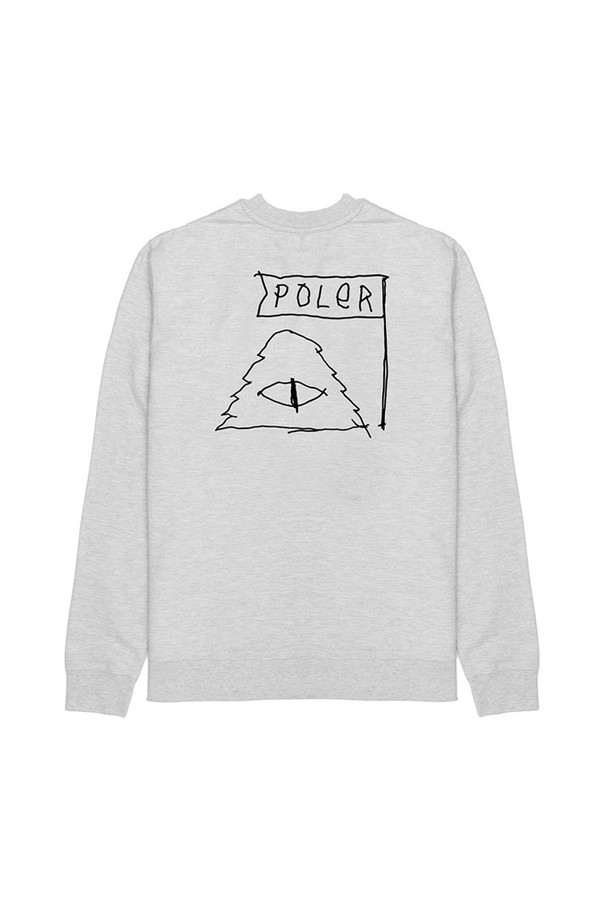 남녀 모두 착용 가능한 스크리블 크루넥 그레이 헤더 스웨트셔츠/맨투맨입니다. 면과 폴리에스테르 혼방 소재로 제작되었으며, 스크리블 및 로고 패턴이 특징입니다. #CAMPVIBES 디자인으로 일상 및 캠핑 활동에 적합하며, 봄, 가을, 겨울에 활용하기 좋은 캐주얼 스타일의 긴소매 레귤러 핏 상의입니다.
