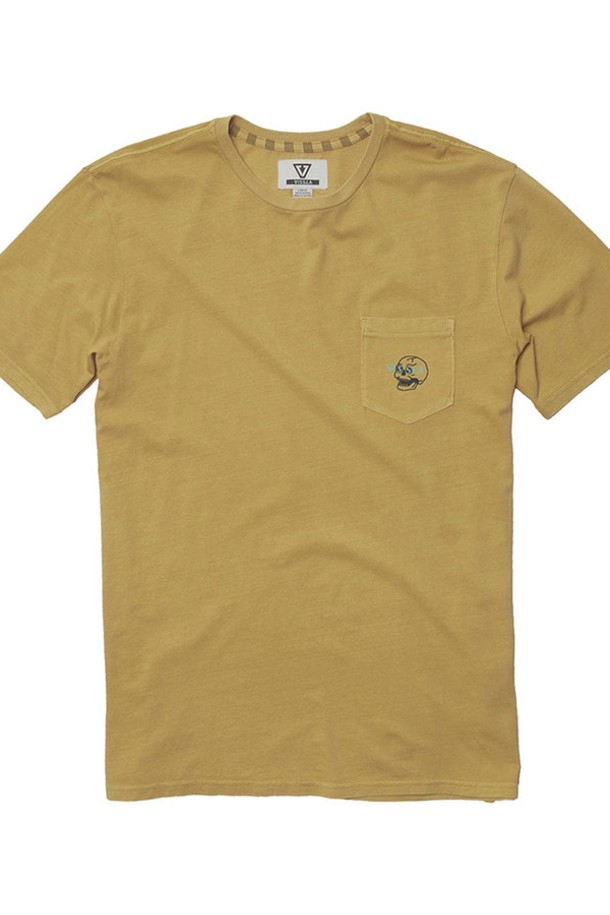 VISSLA - 반팔티셔츠 - Skully SS PKT Tee-OCR OCHRE