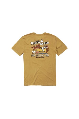 Rooster Run SS PKT Tee-OCR OCHRE