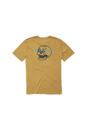 Skully SS PKT Tee-OCR OCHRE