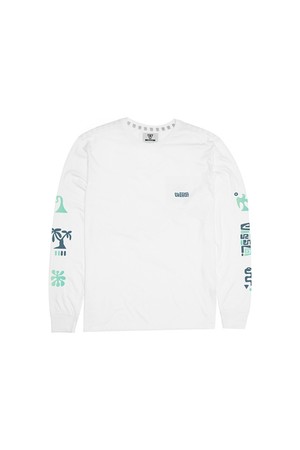 Yeah You LS PKT Tee-WHT WHITE