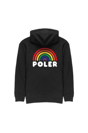 레인보우 후드 BLACK