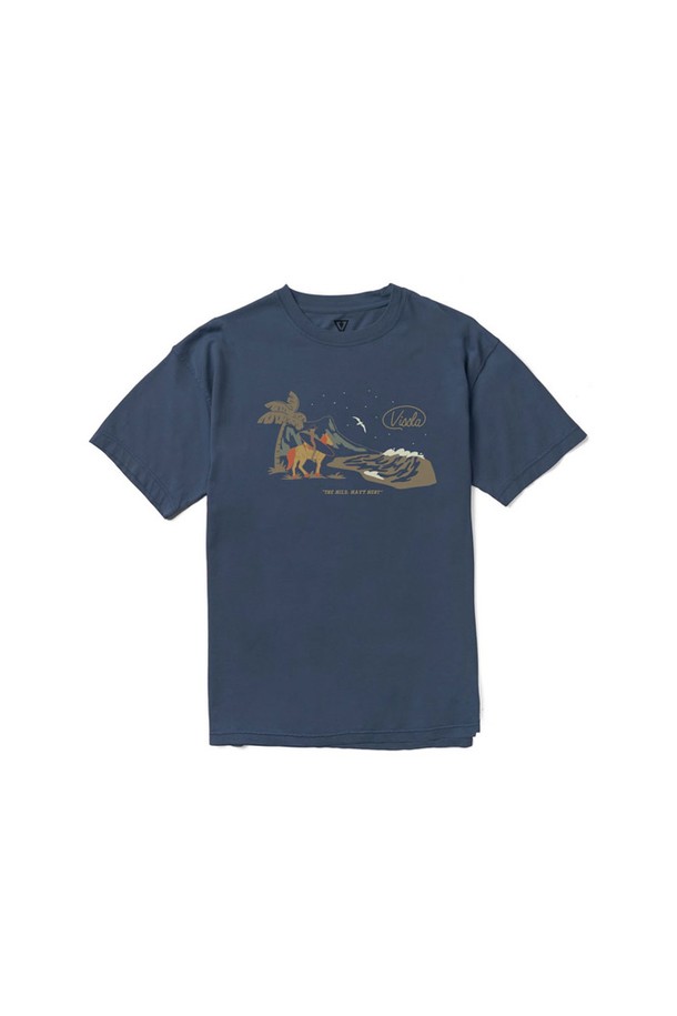 VISSLA - 반팔티셔츠 - Soren Wavy West Organic Tee-DKD