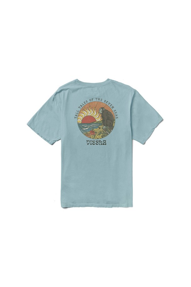 VISSLA - 반팔티셔츠 - Monkey Sea Organic Tee-SBL