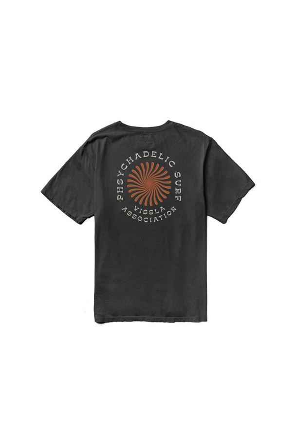 VISSLA - 반팔티셔츠 - Psycho Surf Organic PKT Tee-PHA