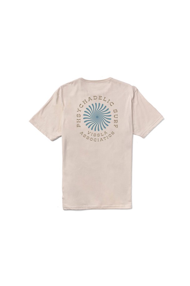 VISSLA - 반팔티셔츠 - Psycho Surf Organic PKT Tee-BON