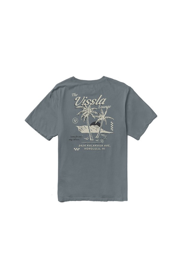 VISSLA - 반팔티셔츠 - Vissla Lounge Premium PKT Tee-GRA