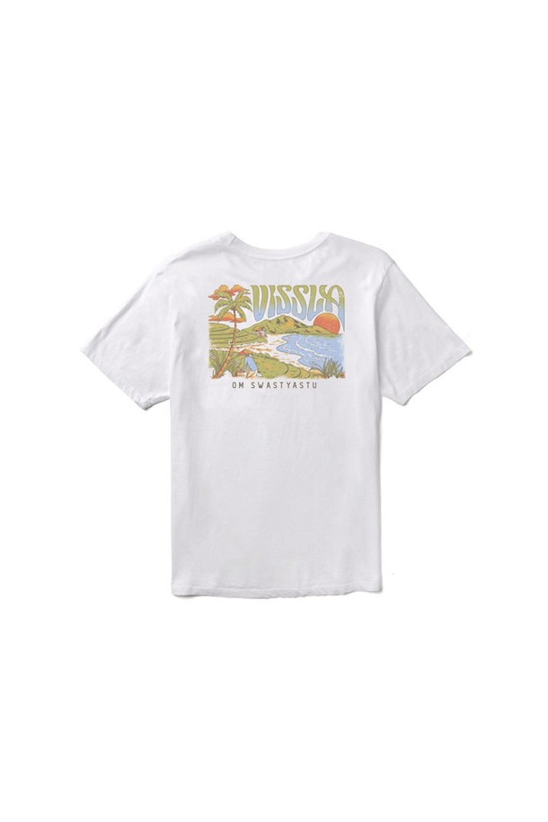 VISSLA - 반팔티셔츠 - Bali Belly Premium PKT Tee-WHT