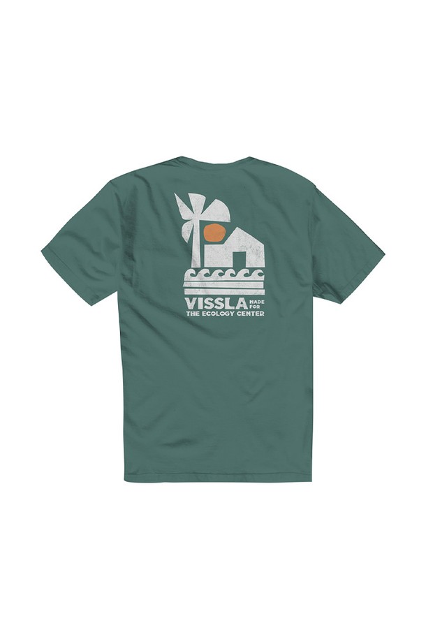 VISSLA - 반팔티셔츠 - Ecology Center Premium PKT Tee-PNE