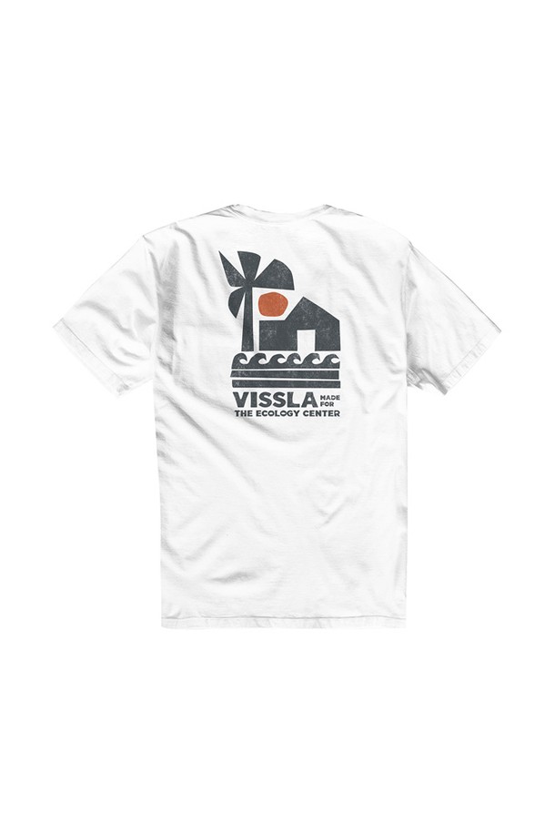 VISSLA - 반팔티셔츠 - Ecology Center Premium PKT Tee-WHT