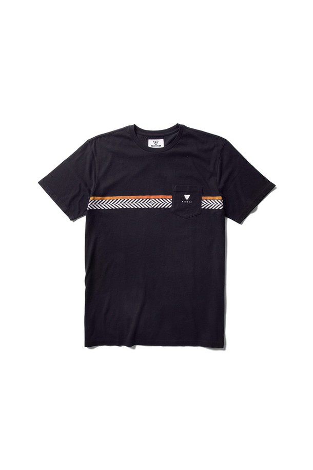 VISSLA - 반팔티셔츠 - Woodside SS PKT Tee-BLK