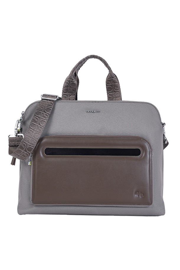 HEDGREN - 토트백 - LUNGO 토트백 RFID VINTAGE TAUPE