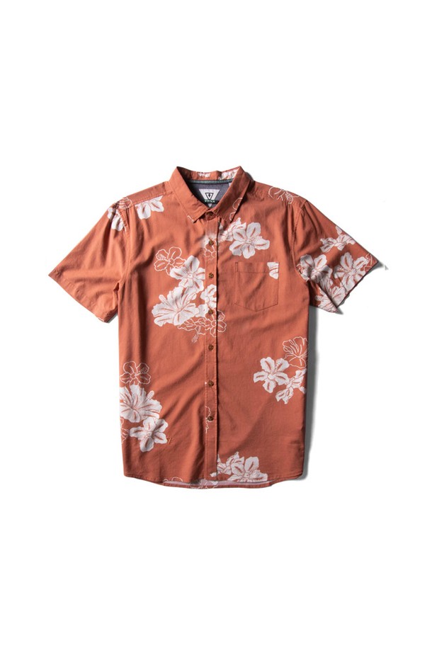 VISSLA - 반팔셔츠 - Byebiscus Eco SS Shirt-TRC