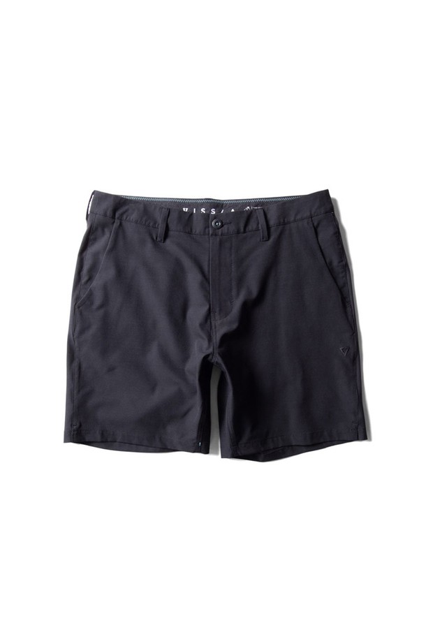 VISSLA - 하프팬츠 - Cutlap Eco 17.5 Hybrid Walkshort-BLK