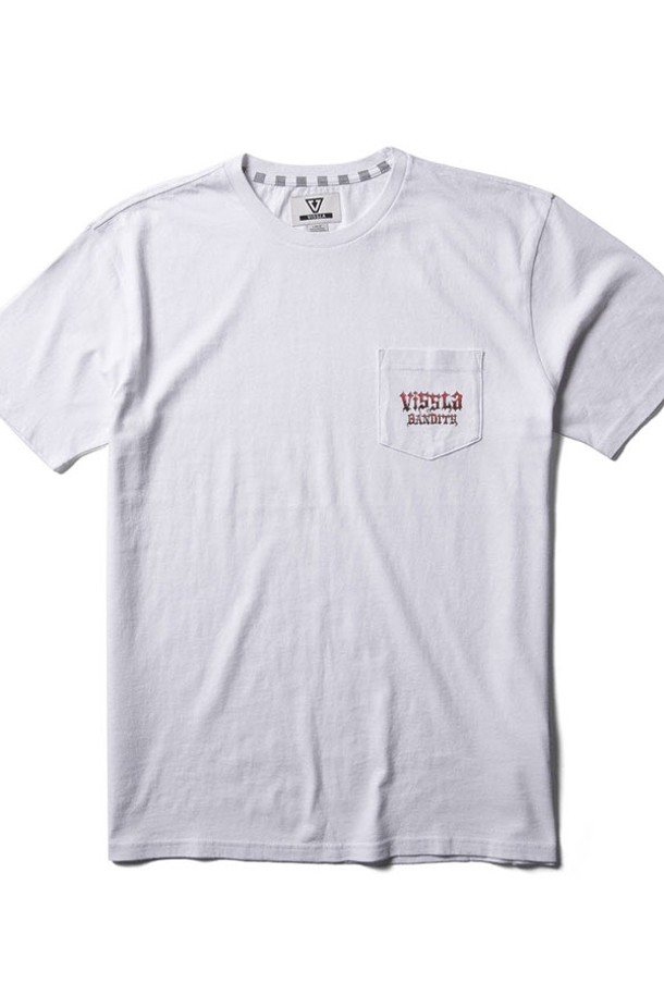 VISSLA - 반팔티셔츠 - Bandits SS PKT Tee-WHT