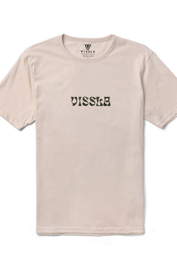 VISSLA - 반팔티셔츠 - Monkey Sea Organic Tee-WHT