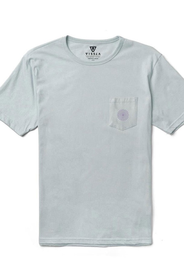 VISSLA - 반팔티셔츠 - Psycho Surf Organic PKT Tee-GMT