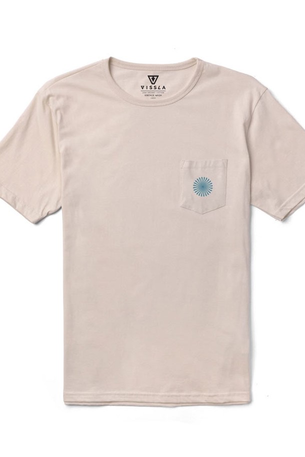 VISSLA - 반팔티셔츠 - Psycho Surf Organic PKT Tee-BON