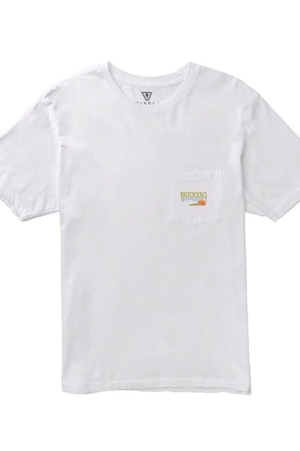 VISSLA - 반팔티셔츠 - Bali Belly Premium PKT Tee-WHT