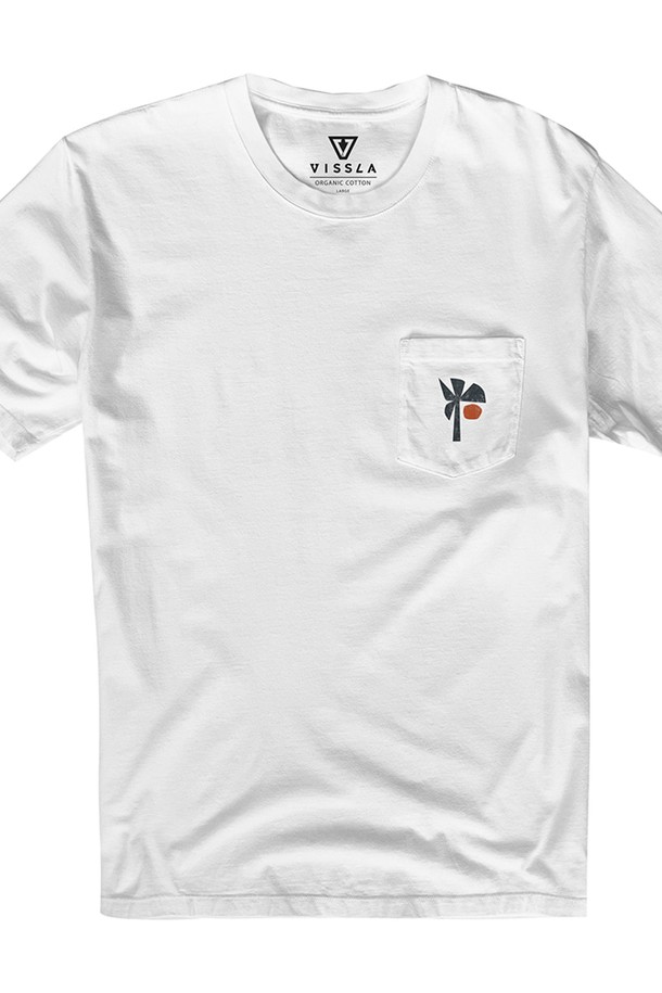 VISSLA - 반팔티셔츠 - Ecology Center Premium PKT Tee-WHT