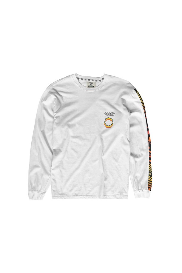 VISSLA - 긴팔티셔츠 - Woodside LS Tee-WHT