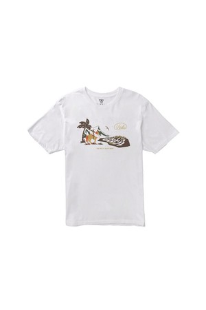 Soren Wavy West Organic Tee-WHT