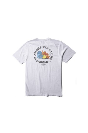 Offshore Pleasures SS PKT Tee-WHT