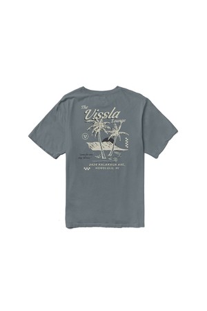 Vissla Lounge Premium PKT Tee-GRA