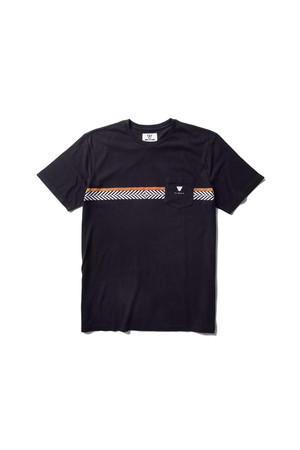 Woodside SS PKT Tee-BLK