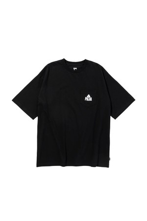 퍼지 스터프 릴렉스 핏 포켓 티 BLACK