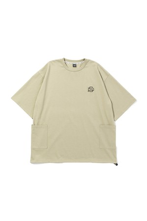 쿨 맥스 아우터 포켓 티 BEIGE