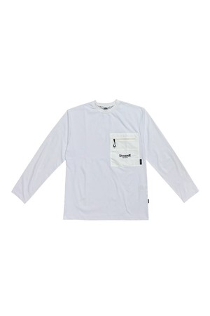 StreamR 드라이 롱 슬리브 티셔츠 OFF WHITE