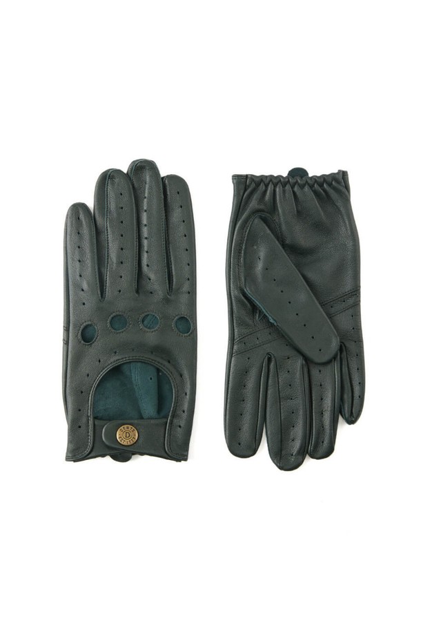 델타 드라이빙 장갑 - 그린은 남녀 모두 착용 가능한 가죽 드라이빙 장갑입니다. 부드러운 소가죽 소재로 제작되었으며, 봄, 가을, 겨울 계절에 착용하기 좋습니다. 클래식, 미니멀, 시크 스타일을 연출하기 좋으며, 데이트룩이나 겨울 데일리룩에 매치하기 좋습니다. 통기성을 위한 손가락 통기구멍과 너클홀, 그리고 그립감을 높이는 디자인이 특징입니다. 스냅 버튼과 인심 스티칭, 짧은 기장, 3-4조각 손가락 구조로 섬세함을 더했습니다.
