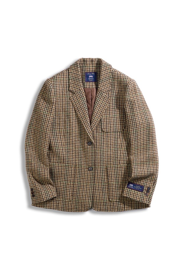 Abraham Moon - 자켓 - 하운드투스 셔틀랜드 울 자켓 - 클래식 카멜