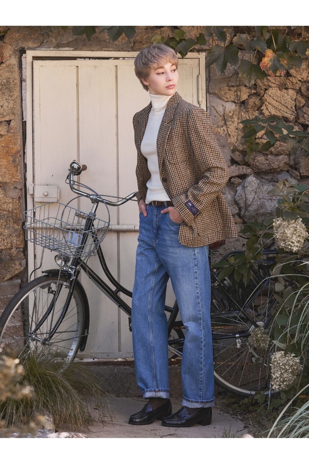 Abraham Moon - 자켓 - 하운드투스 셔틀랜드 울 자켓 - 클래식 카멜